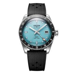Montre Skindiver GMT Turquoise 680174BM7.BAR200 - Vulcain