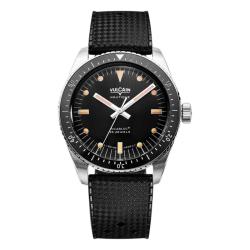 Montre Skindiver Nautique - Black with Khaki Brown Lum 660170A07 - Vulcain