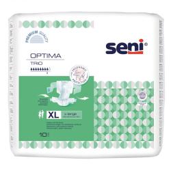 12 paquets - Changes complets SENI OPTIMA TRIO - Nuit - XL - 120 unités
