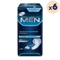 6 Paquets - TENA Men Light Niveau 1 - 144 unités