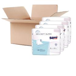 8 paquets - Alèse jetable SENI Soft Super 60 x 60 cm - 240