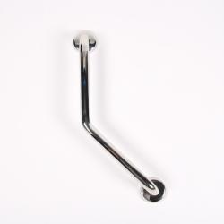Barre d'appui coudée 135° inox 30 x 30 cm - 240 kg