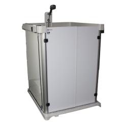 Cabine de douche PMR amovible SANIZORG - 150 kg