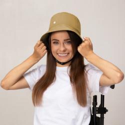 Casque-bob de protection antichocs Billie - Taille : Moyen - Beige - Moyen