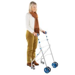 Déambulateur ultra léger à 4 roues ROLLATINO - 56 cm