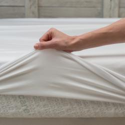 Drap housse protection intégrale incontinence BDermofresh - Blanc - 90 x 190 cm