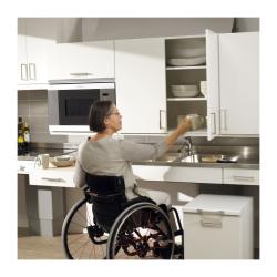 Elévateur de meubles hauts DIAGO cuisine PMR - 150 kg