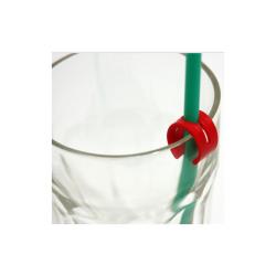 Lot de 5 portes paille STRAWberi