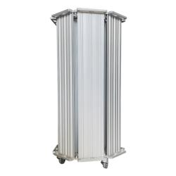 Rampe d'accès modulaire et enroulable Roll Up - 443 cm - Norme ERP - Acier antidérapant - Poids max supporté : - 400 kg