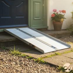 La rampe d'accès pliable APLOS - 61 cm - Norme ERP - Aluminium - Poids max supporté : - 300 kg