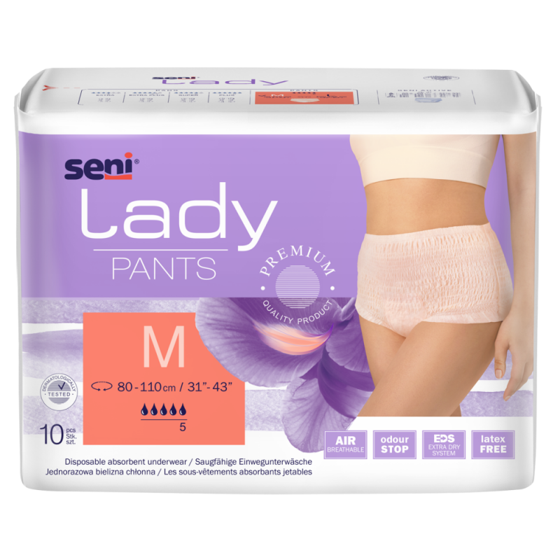 Slip absorbant - Lady Pants L - Seni - Taille : L - 100 - 135 cm
