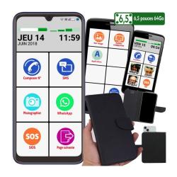 Smartphone Smart Initial Mobiho 6.5 pouces pochette