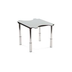 Table carrée à hauteur variable Ergo'technik - Erable Nordique - 110 kg