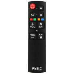 Télécommande universelle simplifiée FYSIC - Noir - 18 cm