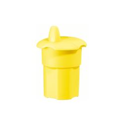 Verre à pipette avec couvercle boite à médicaments 16 cl - Jaune - NA