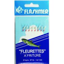 Bas De Ligne Flashmer Fleurettes À Friture N16