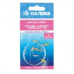 Bas De Ligne Flashmer Turlutte Fixe 2 Potences