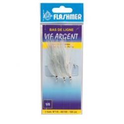 Bas De Ligne Flashmer Vif' Argent 1/0 Blanc