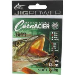 Bas De Ligne Acier 40cm Triple | Powerline