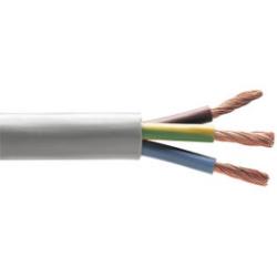 Cable Electrique H05 2 X 2.5mm2 Blanc Ou Gris