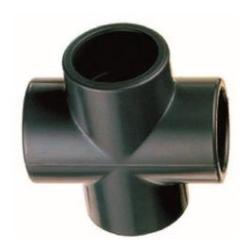 Croix 90° Femelle D50 - 16 Bars