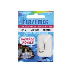 HameÇons MontÉs Flashmer Fluoro Daurade Royale