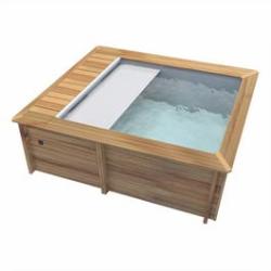 Piscine Urbaine 4.20x3.50xht1.33m Avec Couverture Immergé Automatique Mypool