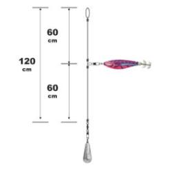 Bas De Ligne 1 Turlutte Flottante 70 | Sert