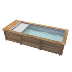 Piscine Urbaine 6.00x2.50xht1.33 Avec Couverture Immergée Automatique