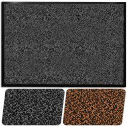 Tapis d'accueil moucheté intérieur absorbant et grattant Gris anthracite 40 cm x 60 cm