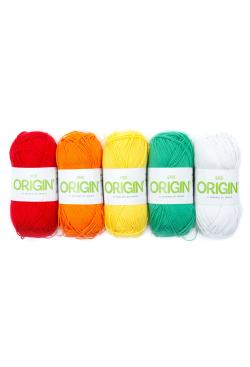 Kit 5 pelotes coton pour amigurumis & fleurs - Bergère de France