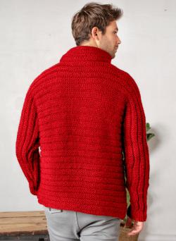 Fiche modèle - Veste zippée col montant Arsene - Bergère de France