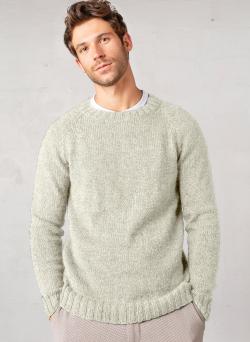 Fiche modèle - Pull col rond Dorian - Bergère de France