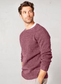 Fiche modèle - Pull col rond David - Bergère de France