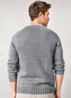 Fiche modèle - Pull col rond Dimitri - Bergère de France