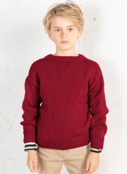 Fiche modèle - Pull col rond Sabin - Bergère de France