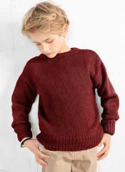Fiche modèle - Pull col rond Stan - Bergère de France