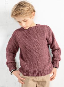 Fiche modèle - Pull col rond Steve - Bergère de France