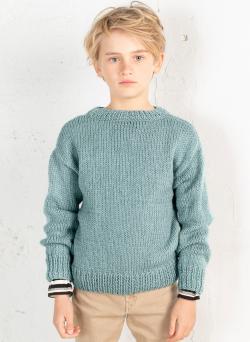 Fiche modèle - Pull col rond Sayan - Bergère de France