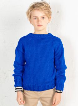 Fiche modèle - Pull col rond Severin - Bergère de France