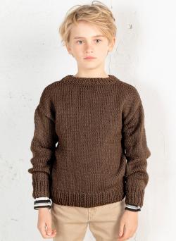 Fiche modèle - Pull col rond Simeo - Bergère de France