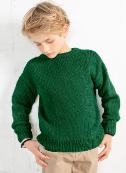 Fiche modèle - Pull col rond Sullivan - Bergère de France