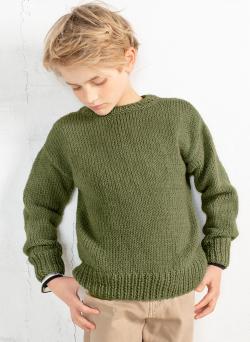 Fiche modèle - Pull col rond Samba - Bergère de France