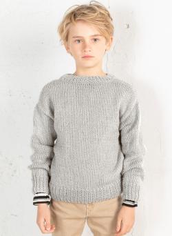 Fiche modèle - Pull col rond Stanislas - Bergère de France