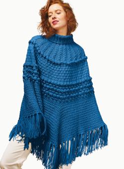 Fiche modèle - Poncho Siena - Bergère de France