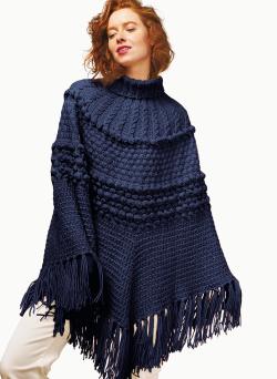 Fiche modèle - Poncho Susan - Bergère de France