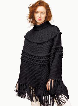Fiche modèle - Poncho Sissie - Bergère de France