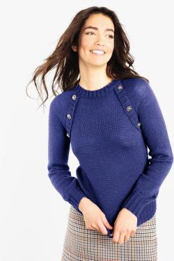 Fiche modèle - Pull raglan fantaisie Elsa - Bergère de France