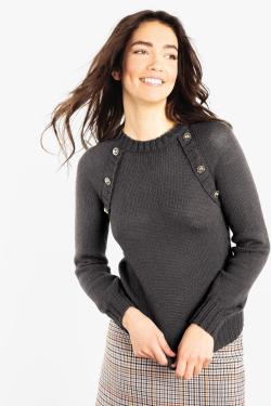Fiche modèle - Pull raglan fantaisie Emma - Bergère de France