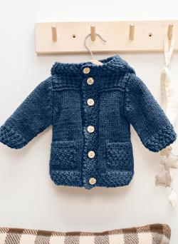Fiche modèle - Duffle Coat bébé Sofiane - Bergère de France